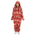 Snuggs Kids Blanket Onesie Red christmas
